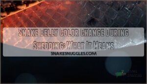 belly color change shedding belly color change shedding