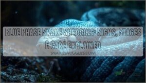 blue phase snake shedding