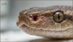 bubbles around the nostrils bubbles around the nostrils