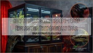 building snake escape proof enclosures building snake escape proof enclosures