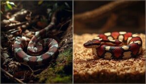 captive vs. wild milk snake photos captive vs. wild milk snake photos