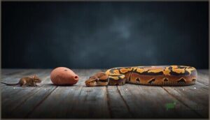 choosing appropriate prey size and type choosing appropriate prey size and type