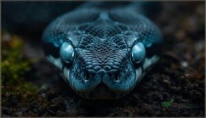 cloudy or blue eyes (opaque phase) cloudy or blue eyes (opaque phase)