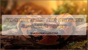 corn snake personality traits