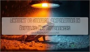 difference between ambient and surface temperature reptiles difference between ambient and surface temperature reptiles