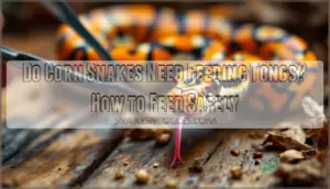 do corn snakes need feeding tongs