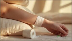 elevating the area and reducing irritation elevating the area and reducing irritation