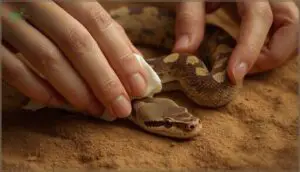 gently assisting with stuck skin gently assisting with stuck skin