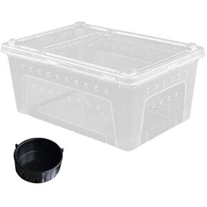 Hamiledyi Reptile Feeding Box Lizard B085NL56K5