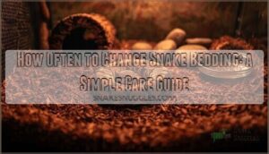 how often to change snake bedding how often to change snake bedding