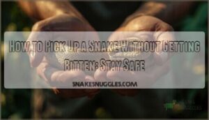 how to pick up a snake without getting bitten