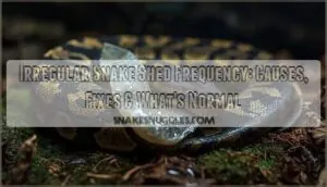 irregular snake shed frequency irregular snake shed frequency
