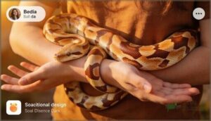 keep the snake close to your body keep the snake close to your body