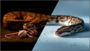 live vs. frozen-thawed prey live vs. frozen-thawed prey