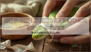 manually remove snake shed manually remove snake shed