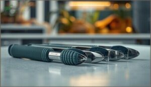 non-slip and ergonomic handles non-slip and ergonomic handles