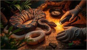 post-shedding health checks and enclosure care post-shedding health checks and enclosure care