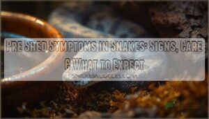 pre shed symptoms snakes