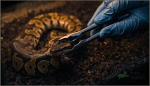 reducing biting risk during feeding reducing biting risk during feeding