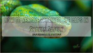 remove retained eye caps snake remove retained eye caps snake