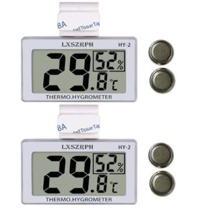 Reptile Hygrometer Thermometer, Digital Amphibian B07Z4Q5Y7C