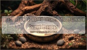 reptile water dishes for beginner snake keepers
