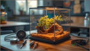 setting up the habitat before the snake arrives setting up the habitat before the snake arrives