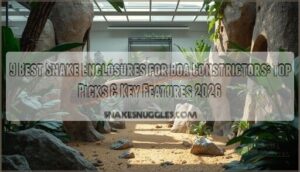 snake enclosures for boa constrictors