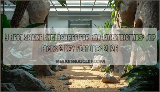 9 Best Snake Enclosures for Boa Constrictors: Top Picks & Key Features 2026