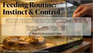snake feeding bite prevention