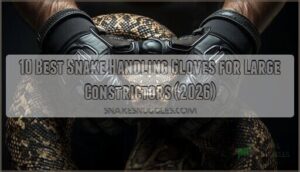 snake handling gloves for large constrictors