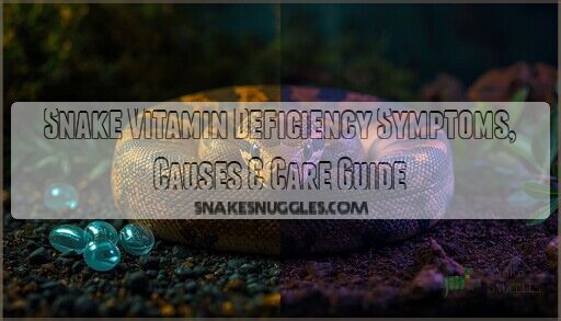 Snake Vitamin Deficiency Symptoms, Causes & Care Guide