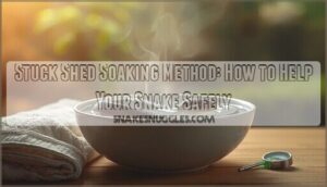 stuck shed soaking method