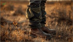 sturdy leather boots and protective clothing sturdy leather boots and protective clothing