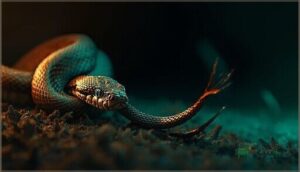 tail flicking and rattling tail flicking and rattling