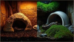 types of hides and placement types of hides and placement