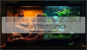 understanding hot side cool side snake habitat