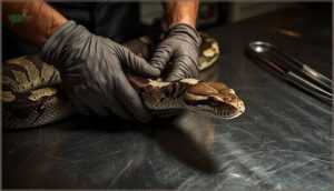 using gloves alongside hooks and tongs using gloves alongside hooks and tongs