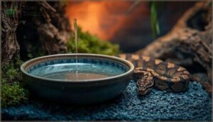 water dish selection and placement water dish selection and placement