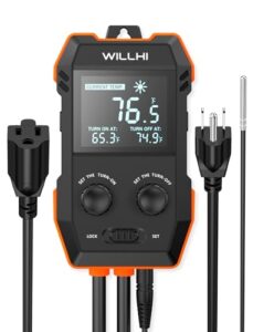 WH2408 Temperature Controller 10A 1200W, B0DK7QVCT5