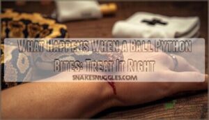 what happens when a ball python bites what happens when a ball python bites