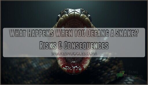 Defanging What Happens When You Defang a Snake? Risks & Consequences