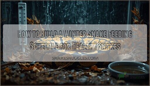 How to Build a Winter Snake Feeding Schedule for Healthy Snakes
