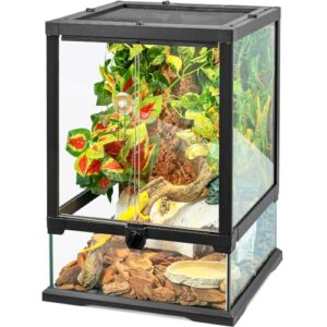 18x12x12 12 Gallon Glass Reptile B0D9LGDZZG