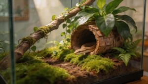 add hides, branches, and plants add hides, branches, and plants