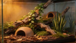 arranging hides, driftwood, and plant anchors arranging hides, driftwood, and plant anchors