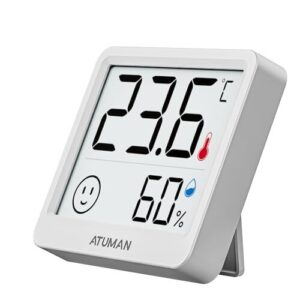 ATuMan Mini Digital Hygrometer Indoor B0D52JP9TX
