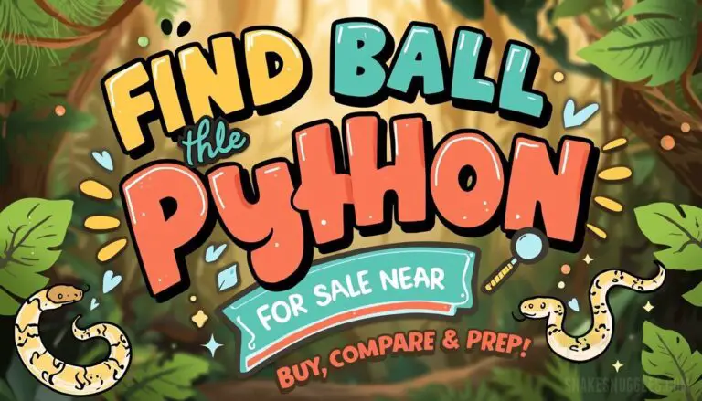 Best Python Near Me Find Ball Python for Sale Near Me: Buy, Compare & Prep
