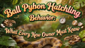 ball python hatchling behavior