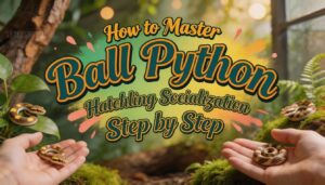 ball python hatchling socialization